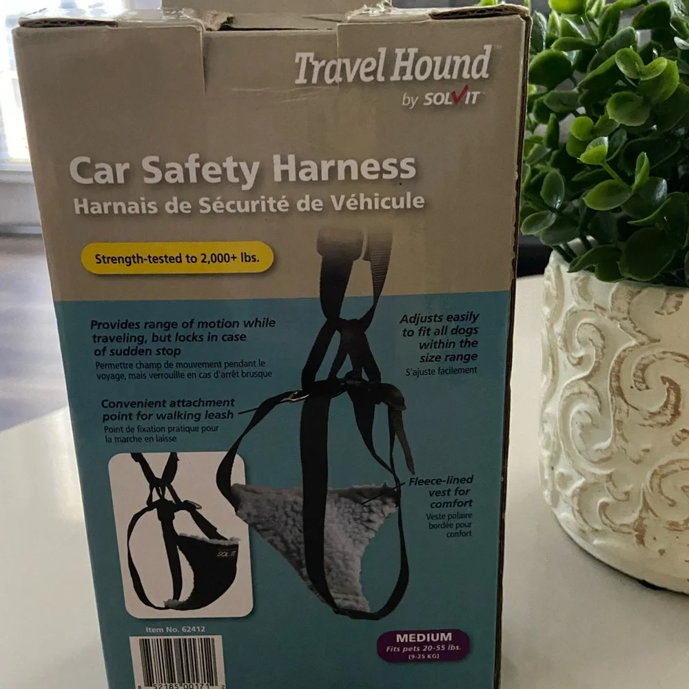 Car safety dog harness